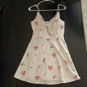 White Floral Dress